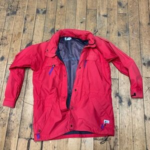 MEC Windbreaker Jacket with Blue Accents
